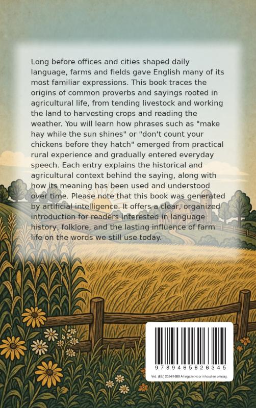 Achterkant van Proverbs from Farm Life and Their Origins