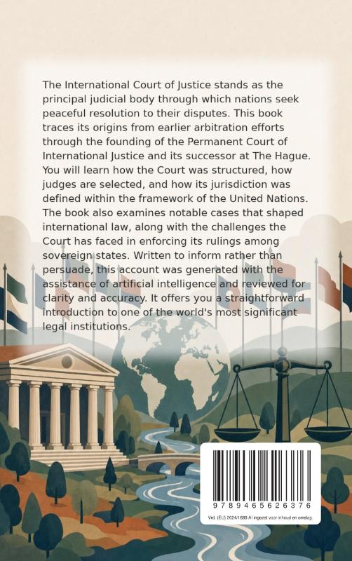 Achterkant van The History of the International Court of Justice