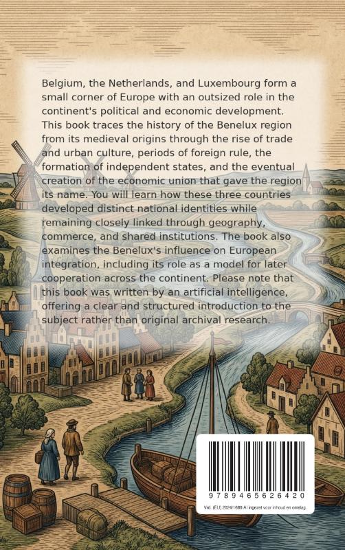 Achterkant van The History of the Benelux