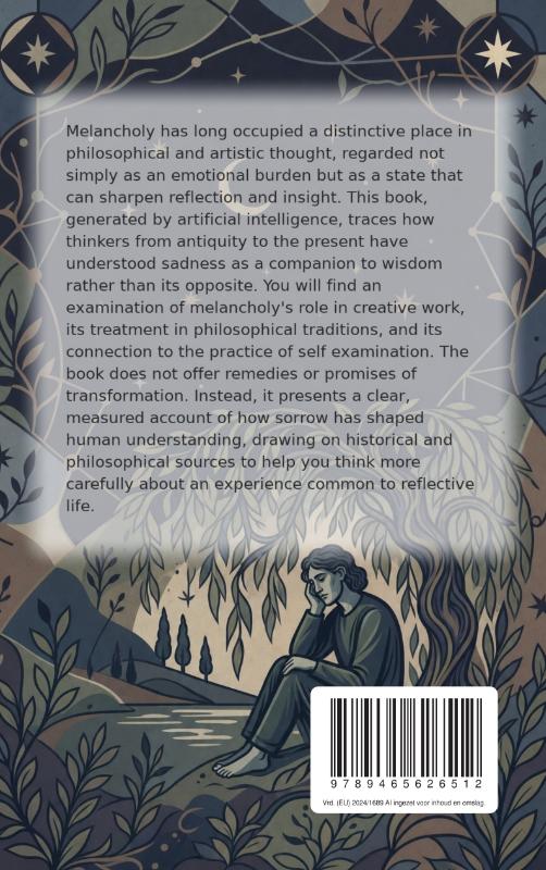 Achterkant van The Philosophy of Melancholy