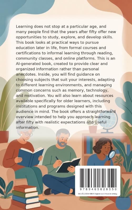 Achterkant van Learning Later in Life