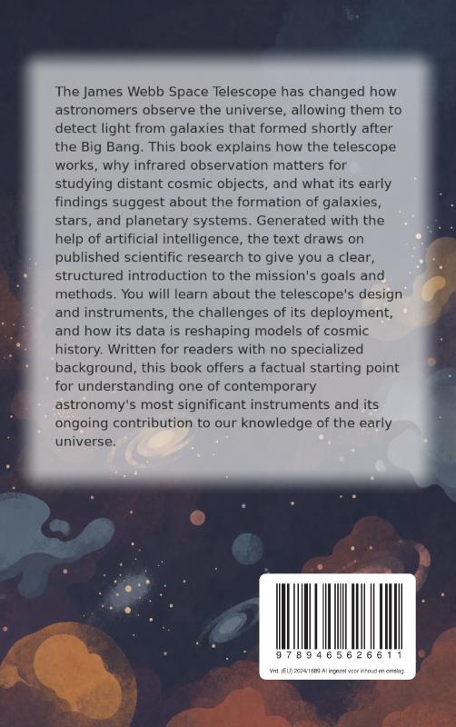 Achterkant van The James Webb Space Telescope and the Early Universe
