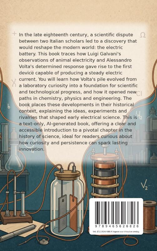 Achterkant van The Invention of the Battery