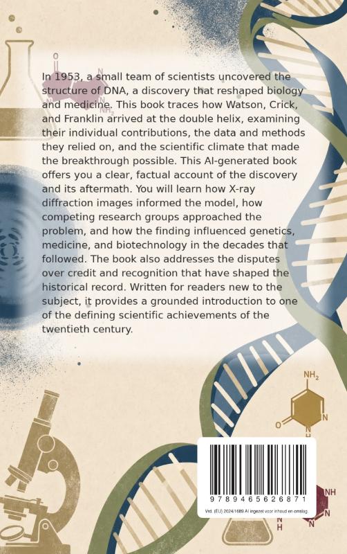 Achterkant van The Discovery of DNA and What It Means