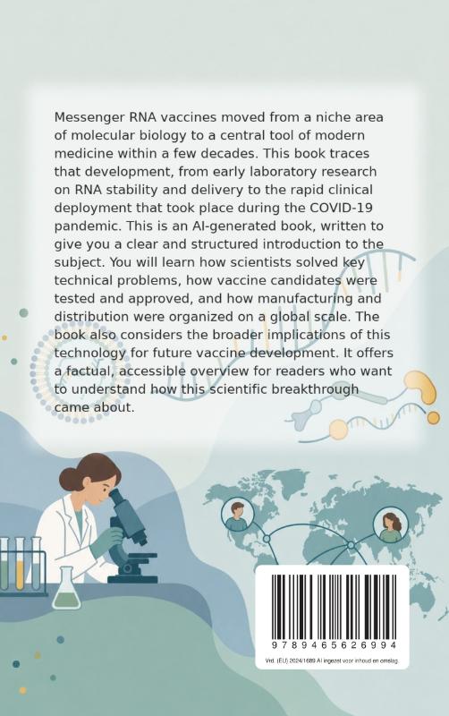 Achterkant van The Development of mRNA Vaccines