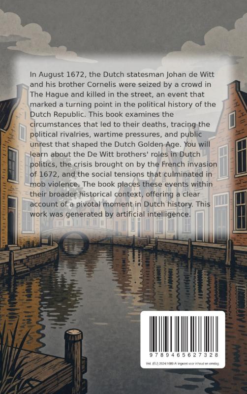 Achterkant van The Murder of the De Witt Brothers