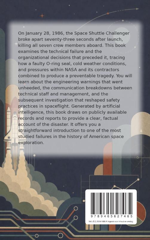 Achterkant van The Space Shuttle Challenger Disaster