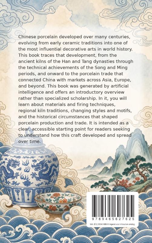 Achterkant van The History of Chinese Porcelain