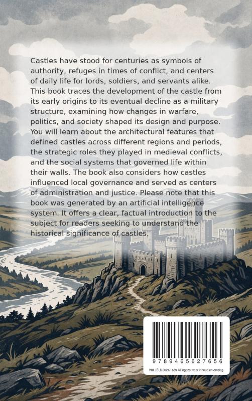 Achterkant van The History of the Castle