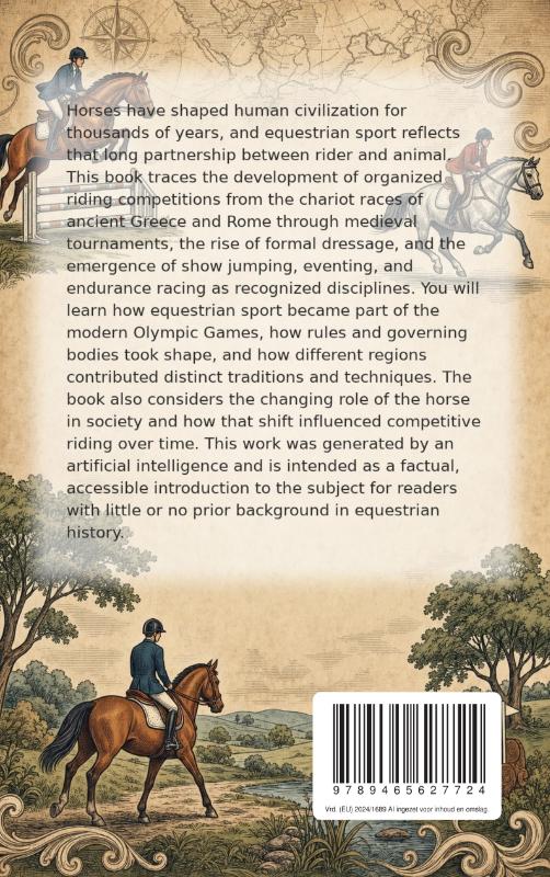 Achterkant van The History of Equestrian Sport