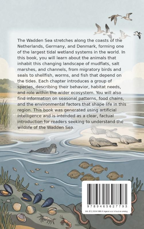Achterkant van The Animals of the Wadden Sea