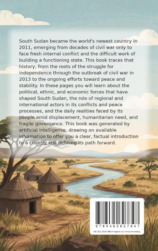 Achterkant van South Sudan