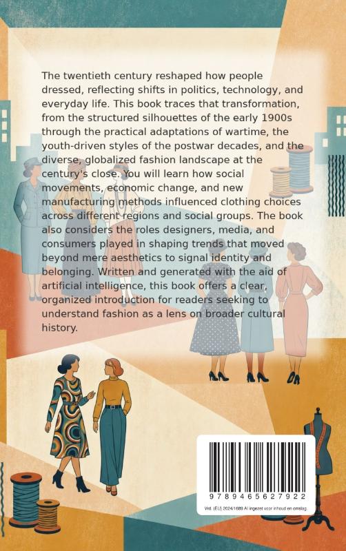 Achterkant van Fashion in the Twentieth Century