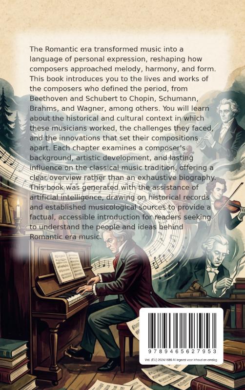 Achterkant van The Great Composers of the Romantic Era