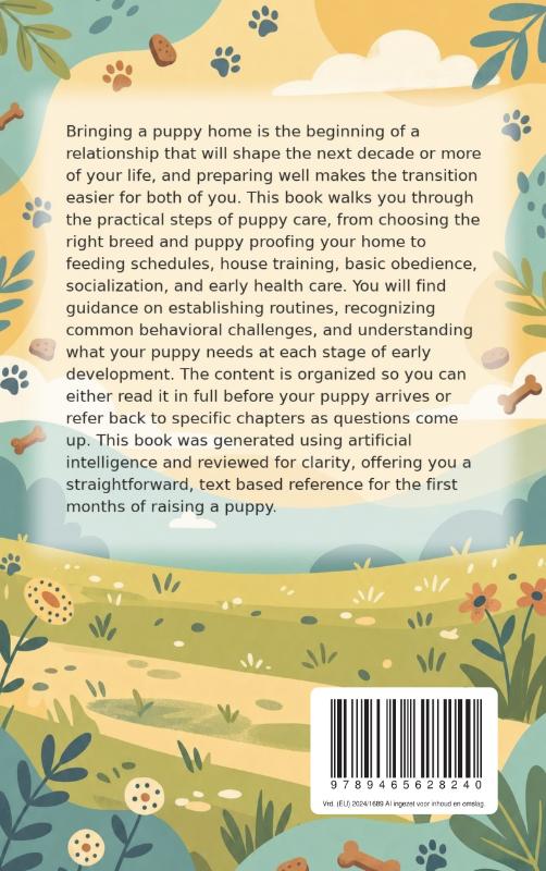 Achterkant van Your First Puppy