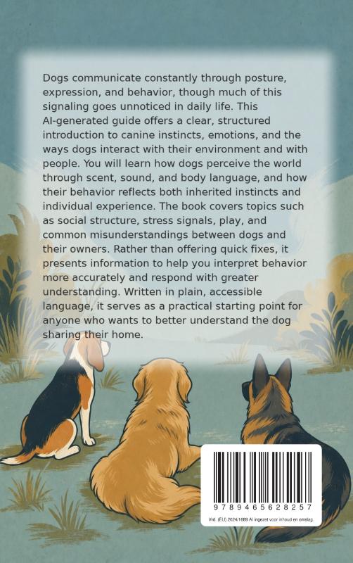 Achterkant van Understanding Dog Behavior