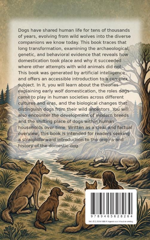Achterkant van The History of the Dog