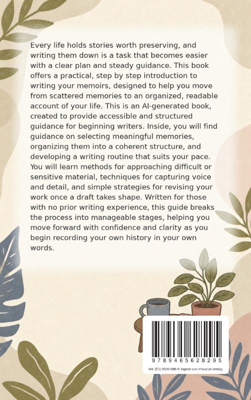 Achterkant van Getting Started with Your Memoirs