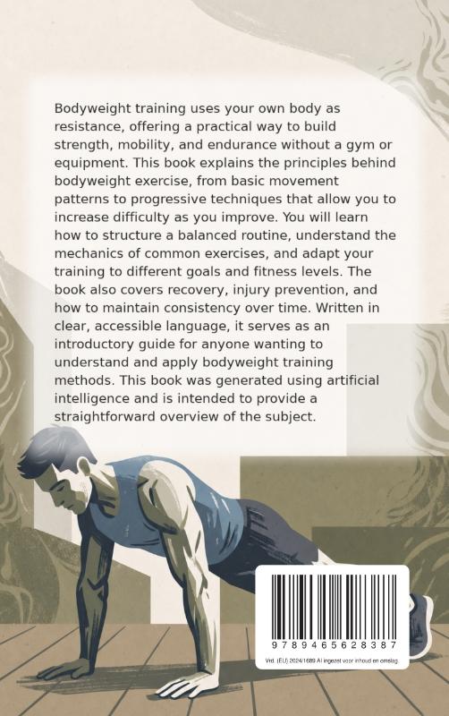 Achterkant van Training with Your Own Bodyweight