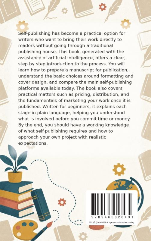 Achterkant van Self-Publishing for Beginners