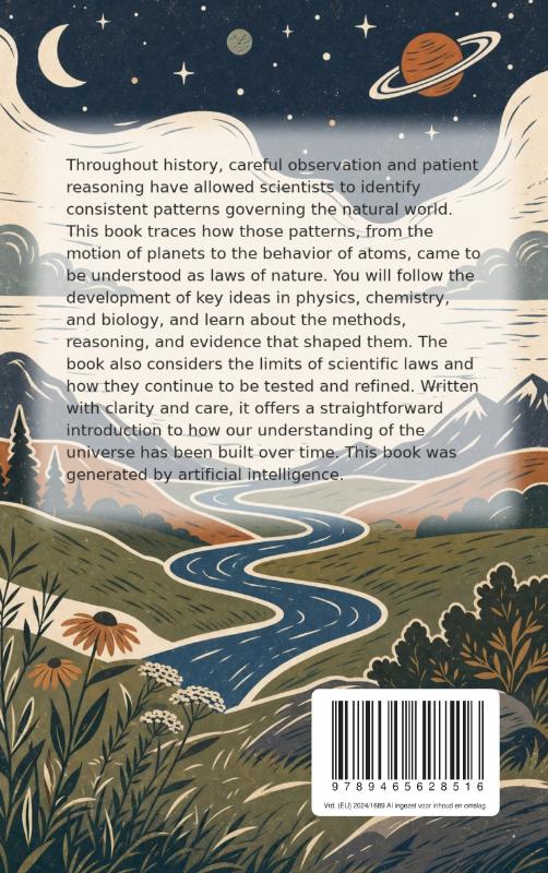 Achterkant van Discovering the Laws of Nature