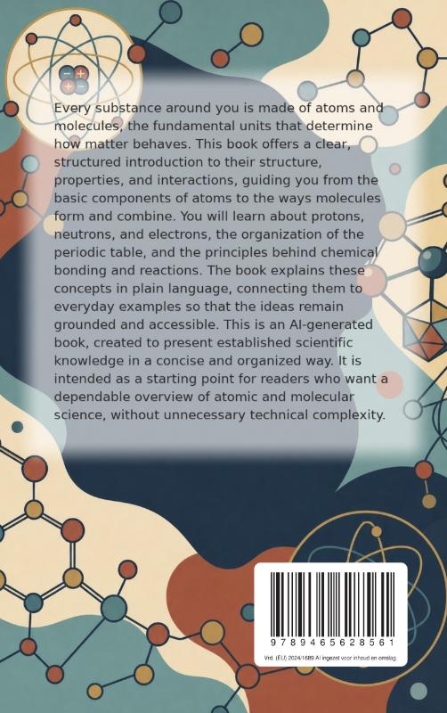 Achterkant van Atoms and Molecules Explained