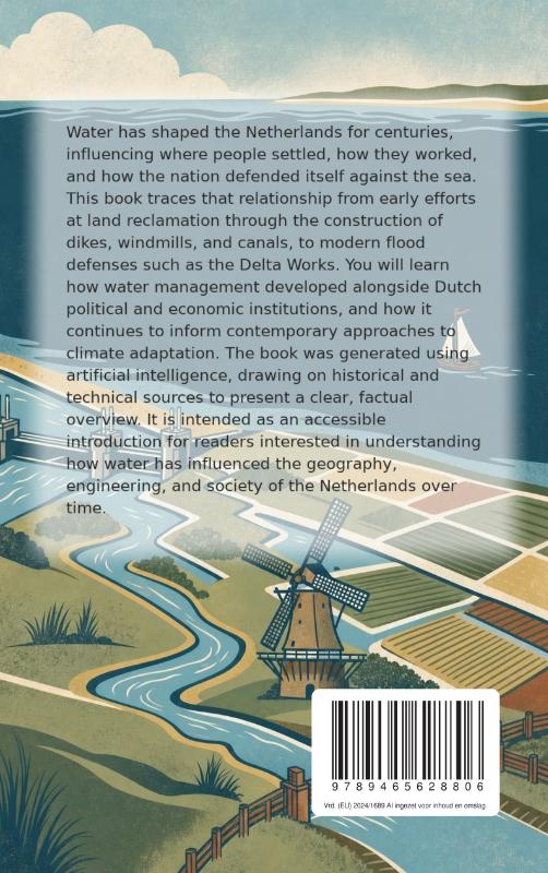 Achterkant van The Netherlands and Water Through the Ages