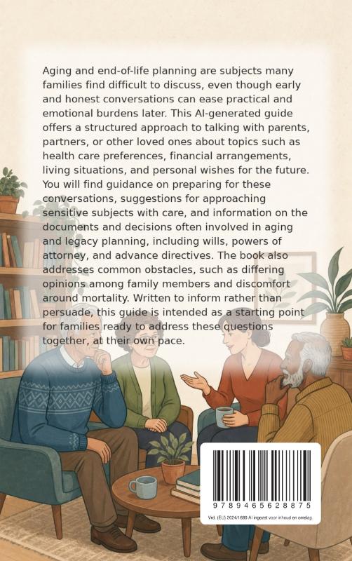 Achterkant van Talking with Your Loved Ones About the Future