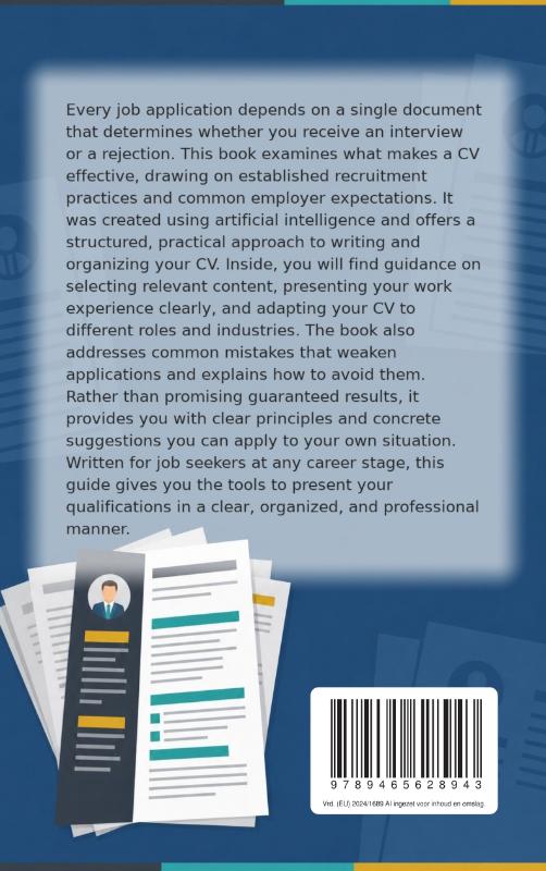 Achterkant van A CV That Stands Out from the Rest