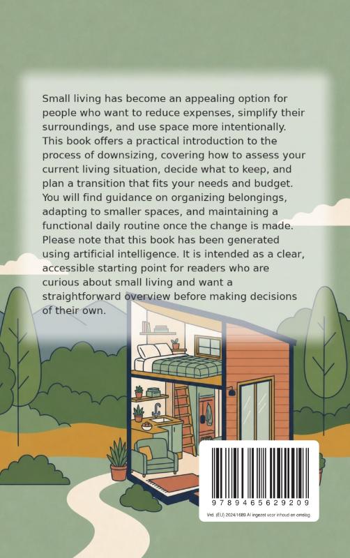 Achterkant van Getting Started with Small Living