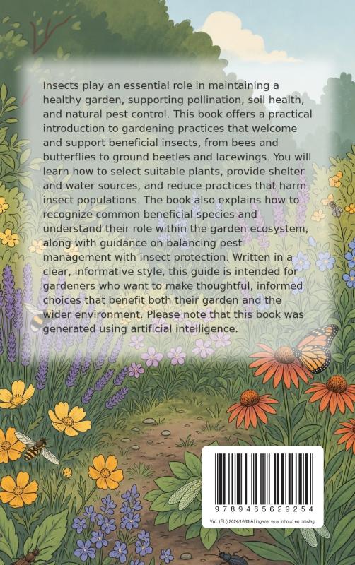 Achterkant van Creating an Insect-Friendly Garden