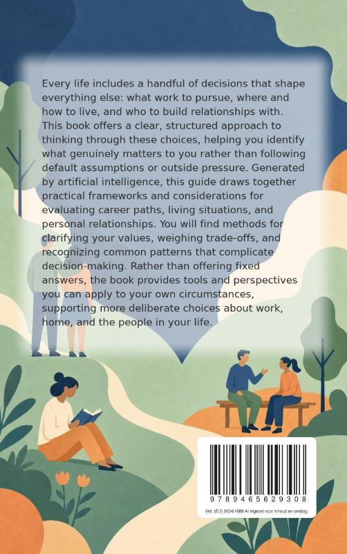 Achterkant van Big Life Choices: Work, Home, Relationships