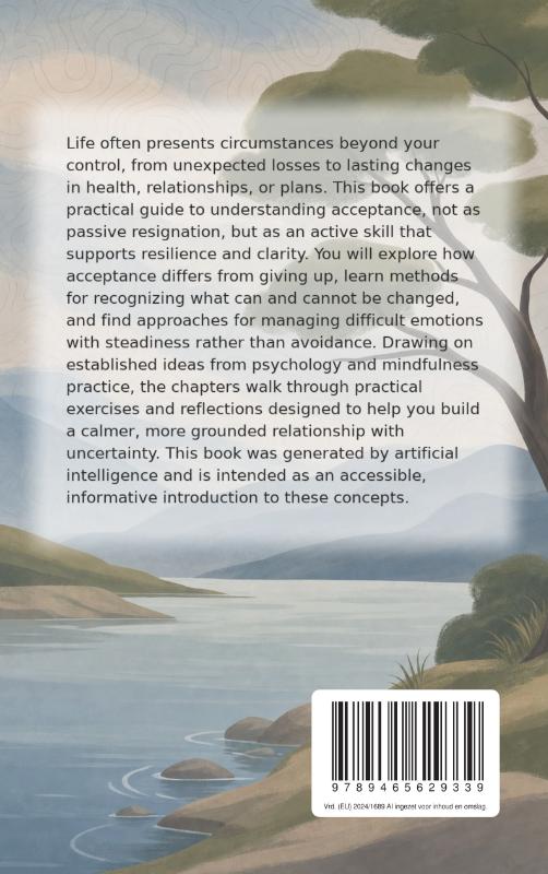 Achterkant van Finding Peace in What You Cannot Change