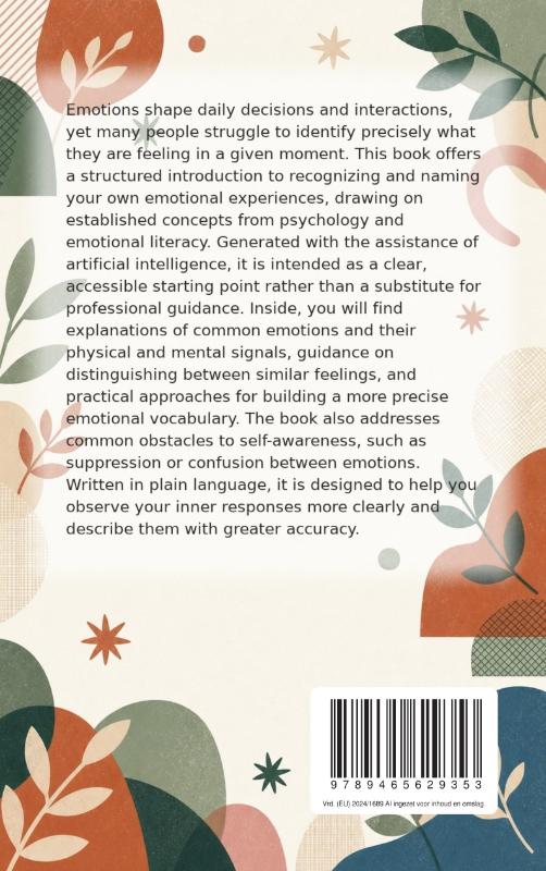 Achterkant van Recognizing and Naming Your Own Emotions