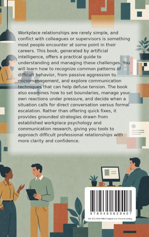 Achterkant van Difficult Colleagues and Bosses