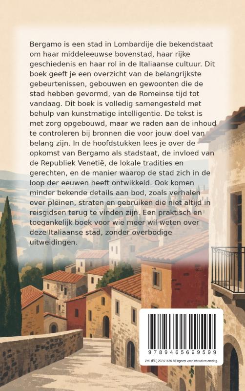 Achterkant van Alles over Bergamo