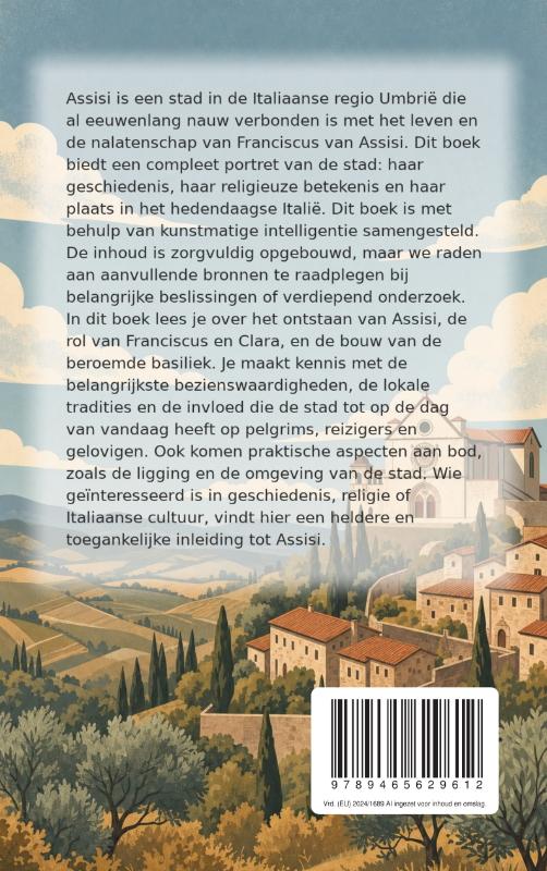 Achterkant van Alles over Assisi