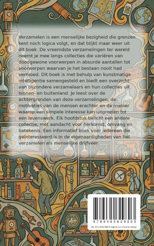 Achterkant van De vreemdste verzamelingen ter wereld
