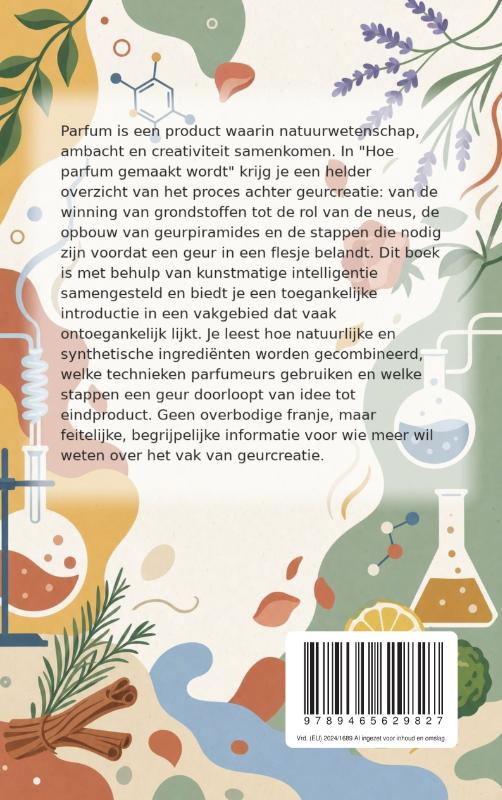Achterkant van Hoe parfum gemaakt wordt