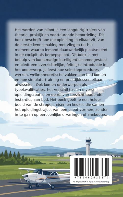 Achterkant van Hoe piloten opgeleid worden