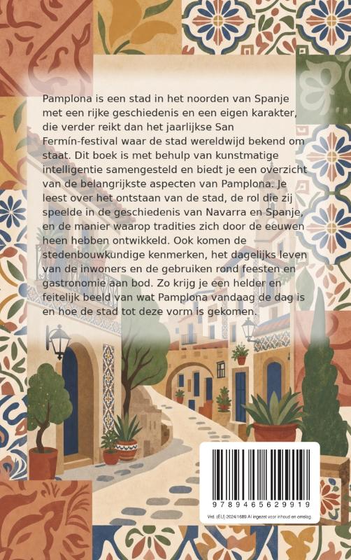 Achterkant van Alles over Pamplona