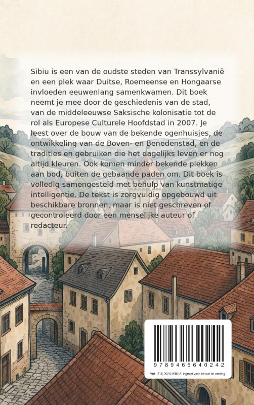 Achterkant van Alles over Sibiu