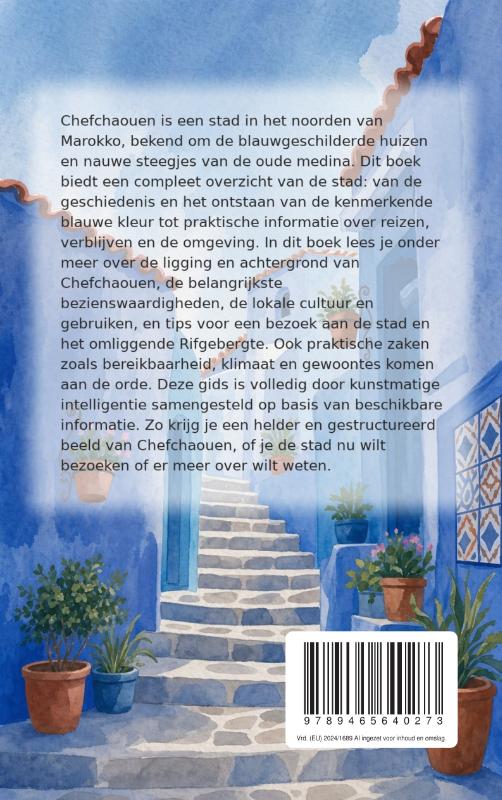 Achterkant van Alles over Chefchaouen