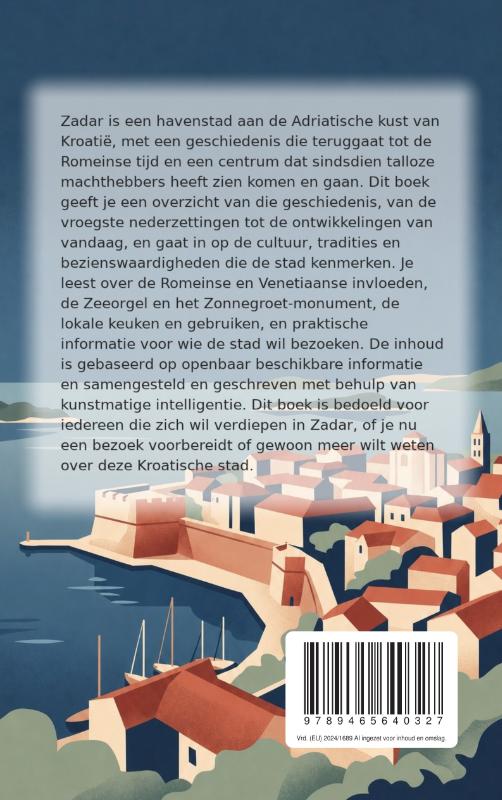 Achterkant van Alles over Zadar
