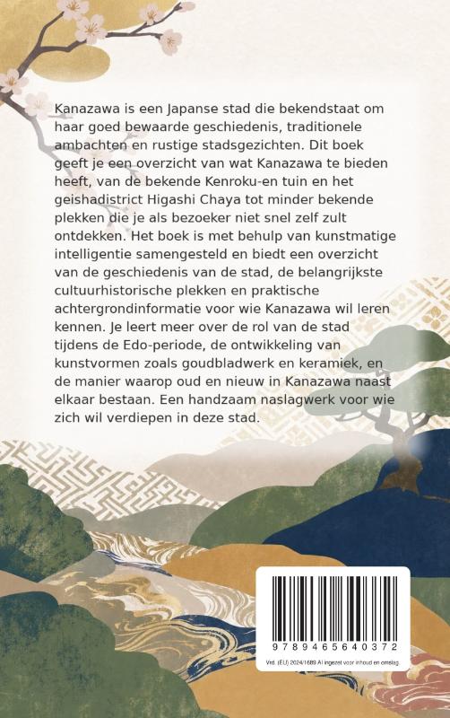 Achterkant van Alles over Kanazawa