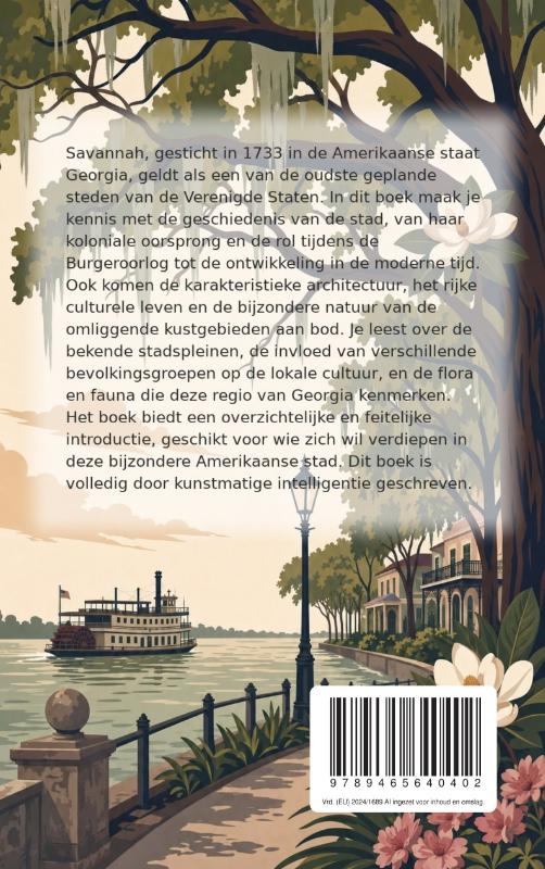 Achterkant van Alles over Savannah