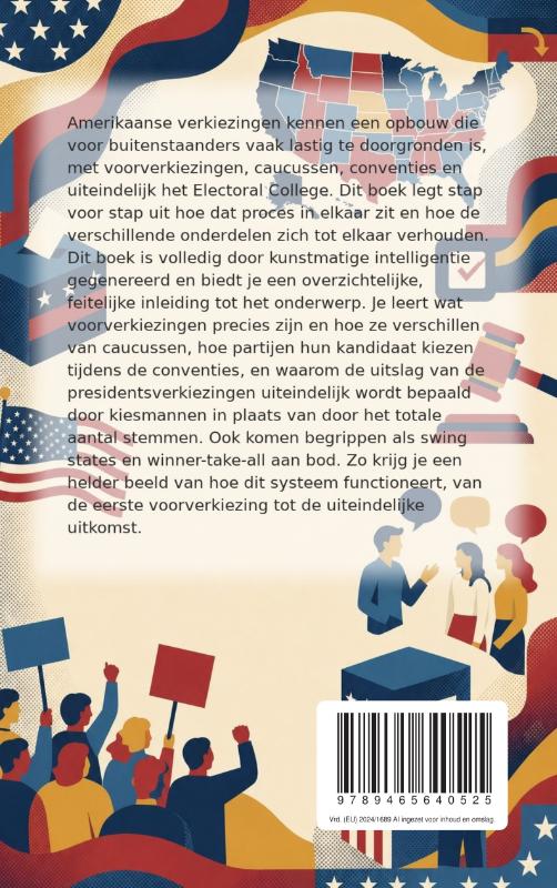 Achterkant van Hoe verkiezingen in Amerika werken