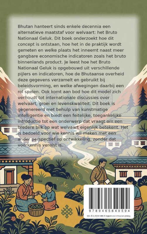 Achterkant van Hoe Bhutan geluk meet