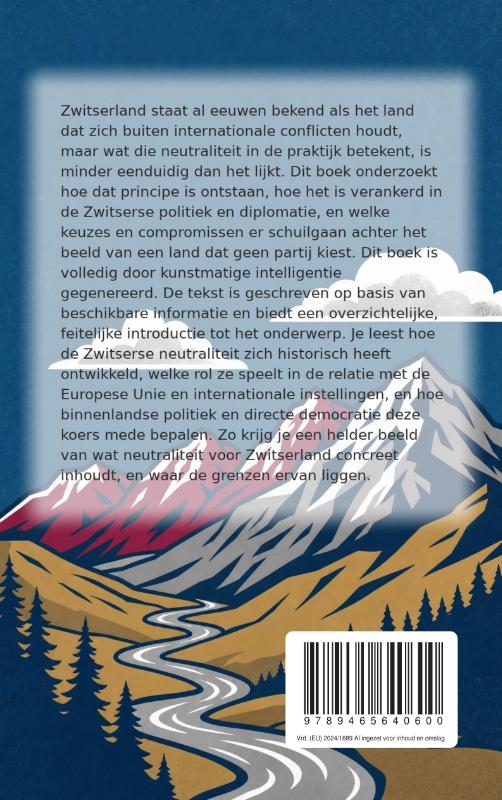Achterkant van Hoe Zwitserland neutraal blijft