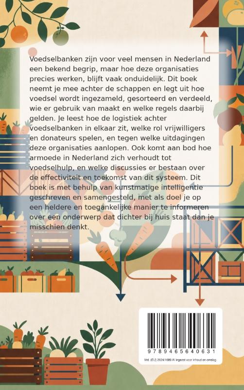 Achterkant van Hoe de voedselbank werkt